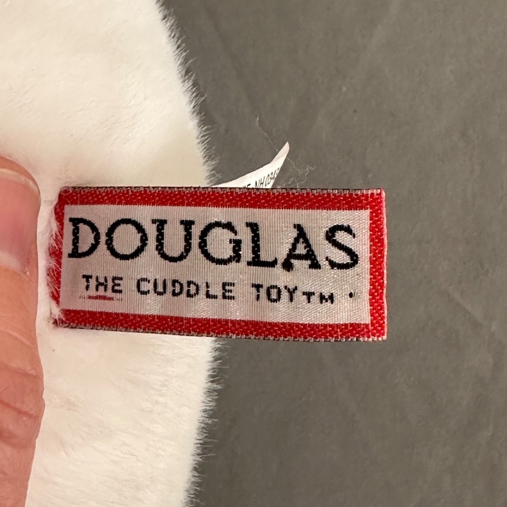 Douglas Cuddle Toys White Bunny Rabbit‎ Plush Bianca #15119 Sitting 12" Tall - Picture 7 of 7